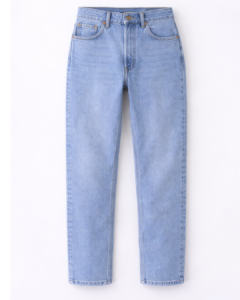 Light Blue Straight Fit Denim Jeans by Levi's